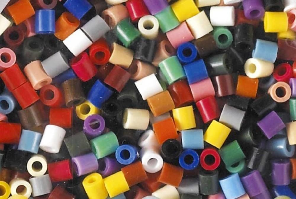 HAMA Korálky dětské zažehlovací barevné set 1000ks v sáčku midi plast