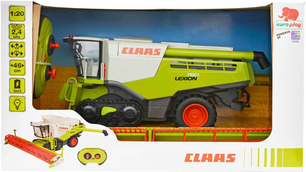 RC Kombajn Claas Lexion 46cm na vysílačku 2,4GHz na baterie 1:20 Světlo