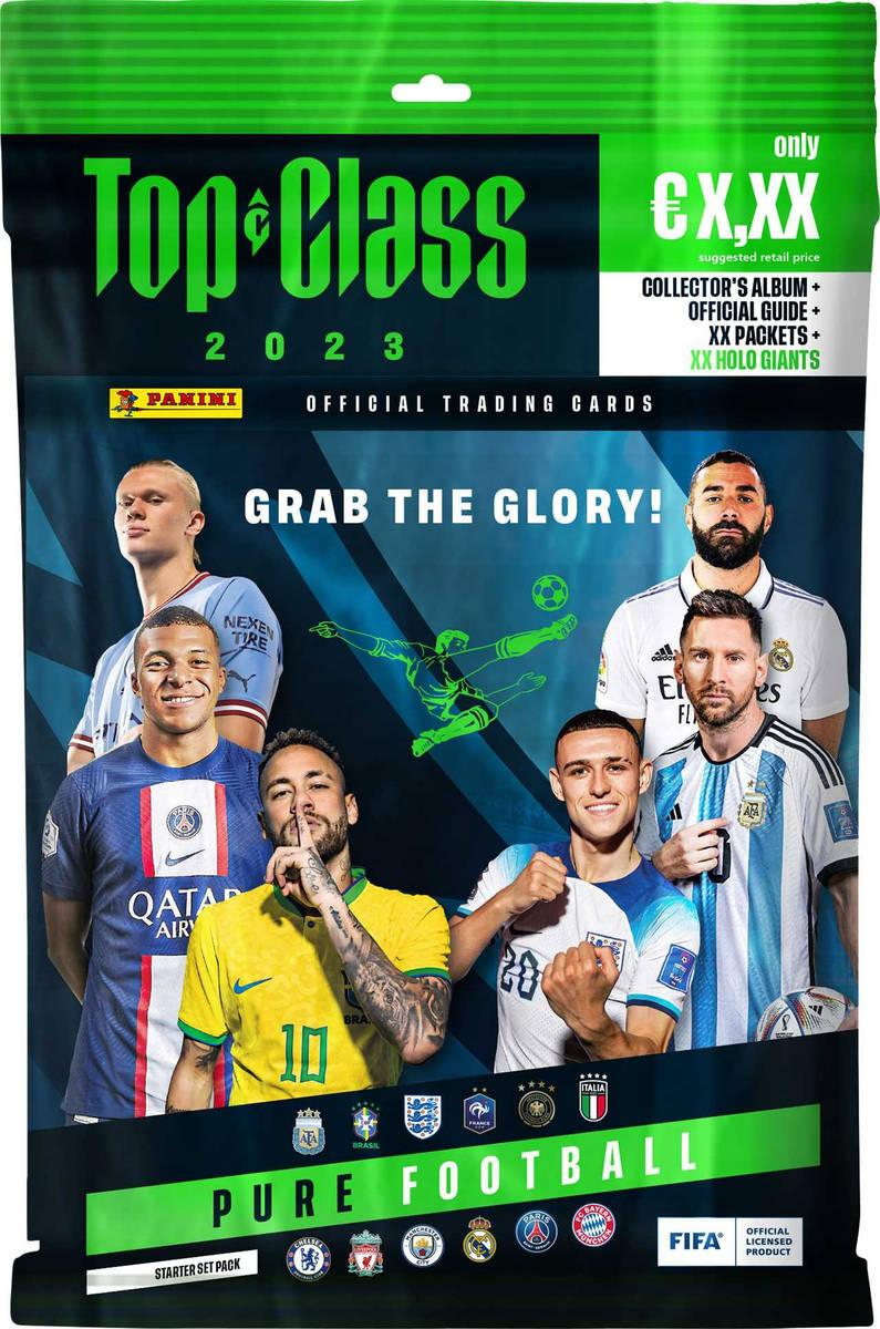 PANINI TOP CLASS 2023 Pure Football Starter set album + 3x booster