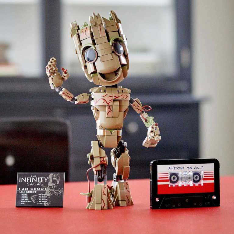 LEGO SUPER HEROES Já jsem Groot Strážci galaxie vol. 2 76217 STAVEBNICE