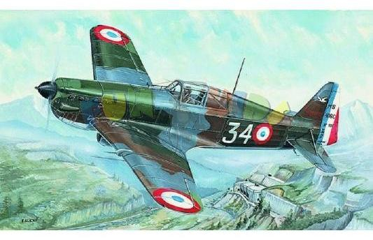SMĚR Model letadlo Morane Saulnier MS 406 1:72 (stavebnice letadla)