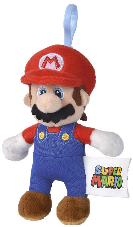 SIMBA PLYŠ Baby klíčenka Super Mario přívěsek na klíče 5 druhů
