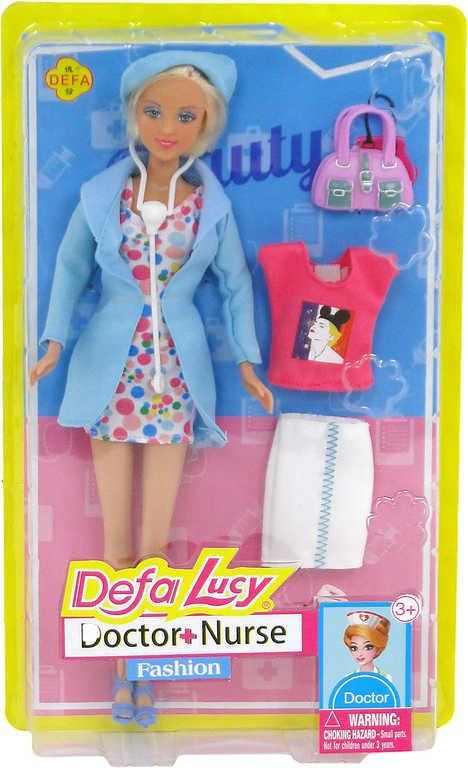 Panenka Defa Lucy doktorka zdravotní sestra 29cm set s doplňky 3 druhy