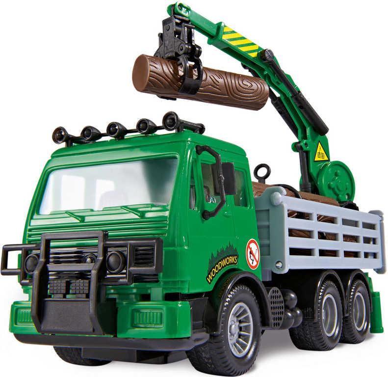 DICKIE Auto funkční nákladní 25cm Heavy City Truck set s doplňky 4 druhy plast